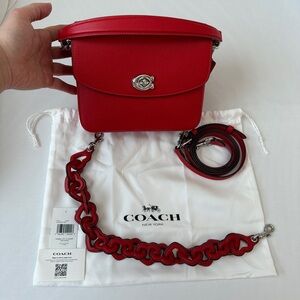 Coach Cassie 19 Crossbody Bag Valentine’s Day 2024 Release In Sport Red